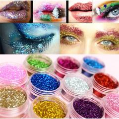 holographic nail glitter powder for nail art crafts textile resin mica glitter powder