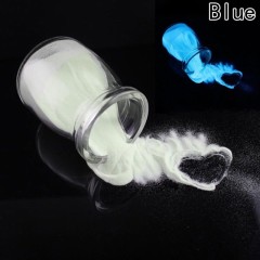 Neon Bright Blue Glow in the dark powder Luminescent powder for Slime Nails Resin Soap Making Make-up Face Paint