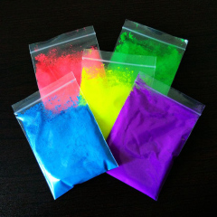 12 colors glow in the dark phosphor powder fluorescent pigment for nail polish