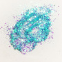 holographic chunky glitter powder for textile slime