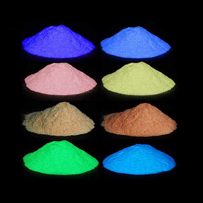 Bright Neon Glowing Powder Luminous Powder Luminescent powder for Slime Nails Resin Soap Making Make-up Face Paint
