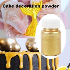 New Color Super Gold Pigment Luster Dust Edible Glitter Dust for Foods Drinks Cakes Decorations