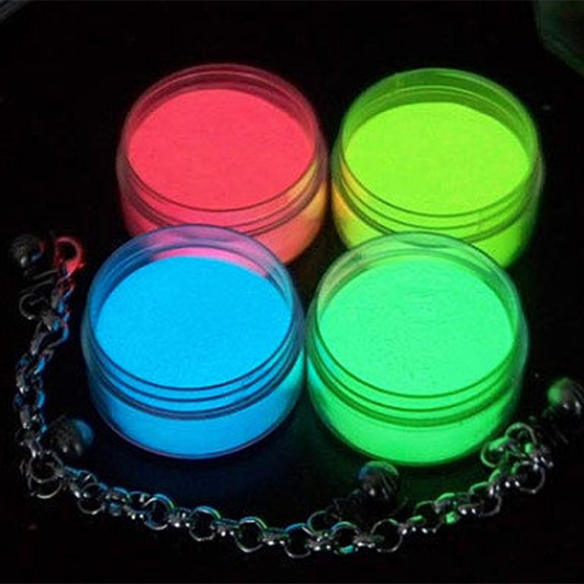 High quality with good effect Glow in the dark pigment Brillant Noctilucent powder for Nail&Slime epoxy resin