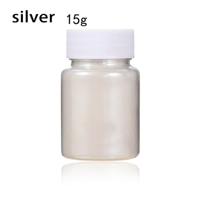 Hot sale Edible Silver White Luster Dust Food Grade Pearl Pigment for Cake Baking decoration