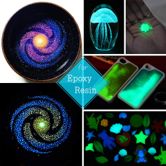 Neon Glow Effect Glow in the dark powder Luminescent powder for Slime Nails Epoxy Resin Make-up Face Paint