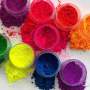 12 colors  fluorescent pigment powder for resin plastics textile paint makeup road marking paint cars