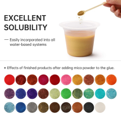 25 color 25gram per bag epoxy resin shimmery mica powder pearl sets