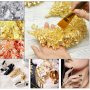 DIY Metallic Craft Gold Flakes Silver Rose Copper Foil Flakes for Nail Art Resin 3g 5g 10g 15g