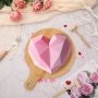 Love Silicone Mold Food Grade Diamond Heart Cake Mold Sharp Corner Love Chocolate Baking Mold For Baking Cake DIY