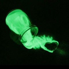 Neon Bright Blue Glow in the dark powder Luminescent powder for Slime Nails Resin Soap Making Make-up Face Paint