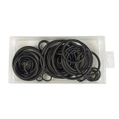 TC-3051 54pc black rubber O-ring assortant