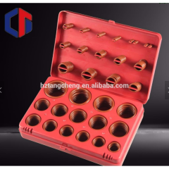 TC-3108 382PC Red Gold Rubber o ring Assortment