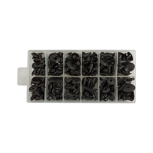 12 kinds of black plastic car clips quality assurance