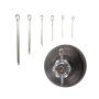 Zinc - Plated Steel Round Head Pin  At Reliable Market Price