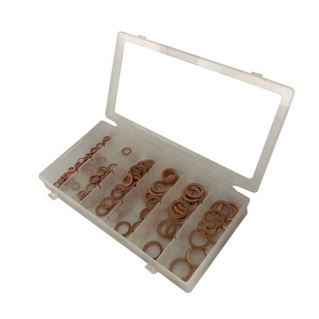 110pc TC-1025 universal copper washer kit assortment in stock