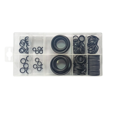 125PC Insulation Seals Black Rubber o ring Set Assortment