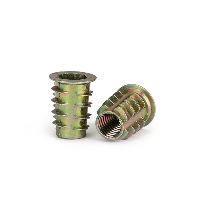 Furniture wood insert nut M5 M6 M8 M10 threaded Inserts for Wood