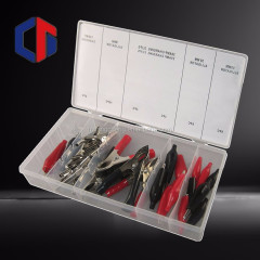 Good Quality 28pc Electrical Clip Kit Set Box Alligator Clip Electrical Connector