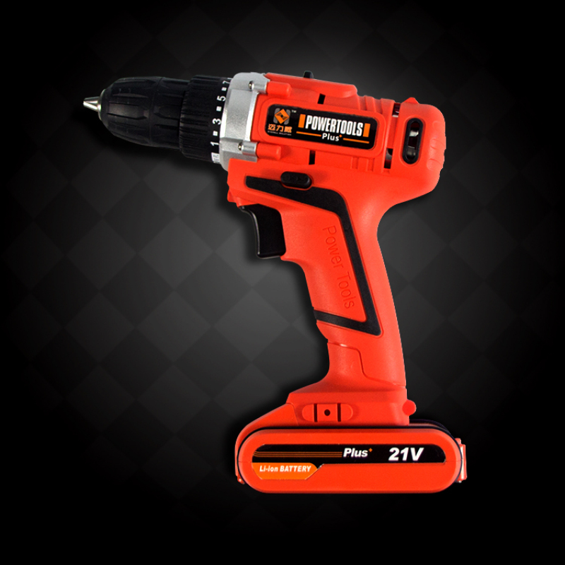 21V Lithium-Ion 2-Speed Electric Cordless Drill Set