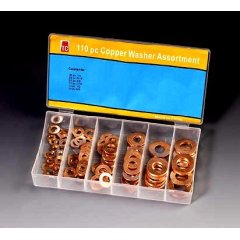 110PC High Quality Injector Copper Washer Assortment Set 110PC High Quality Injector Copper Washer Assortment Set
