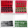 Two Color 54/125/205/225/270/382/386/407/419/420pc Assorted Rubber O Ring