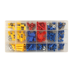 TC-3050 160pc delicate  high quality brass Insulated wire terminal box terminal brass group sets