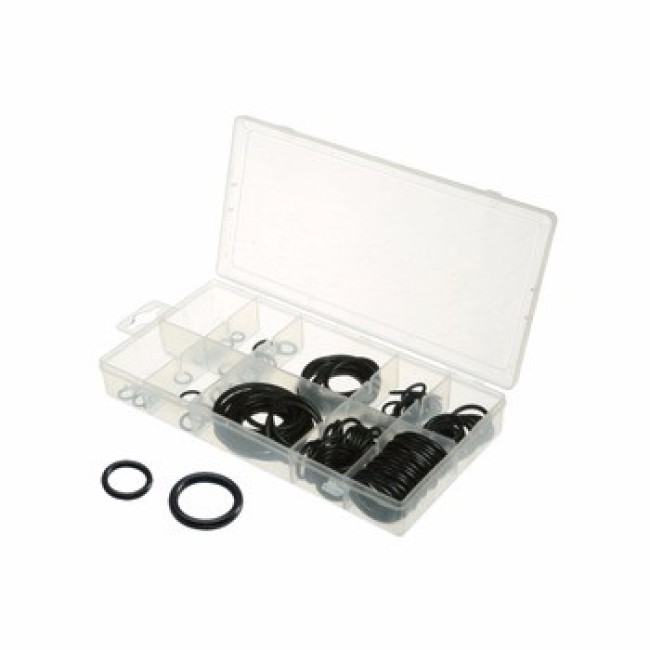 Box Packed 125PC Black O-ring Seals kit