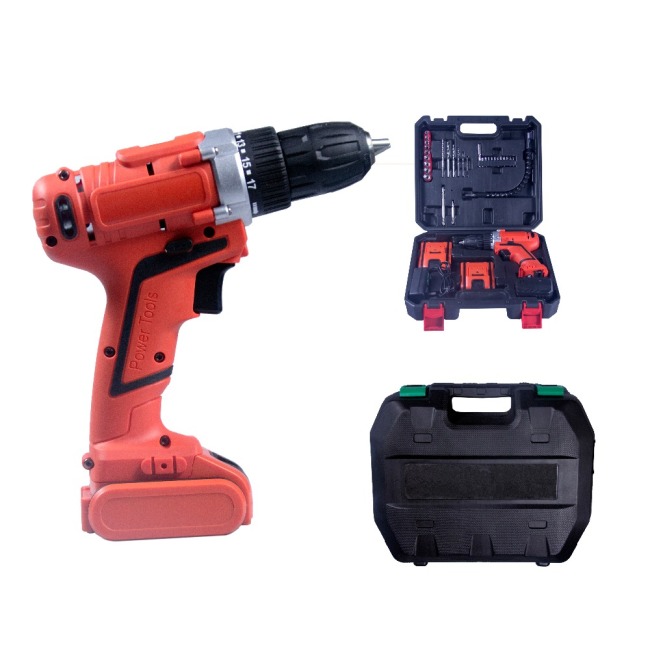 21V LI-ION Battery Multi-function Electric Screwdrivers Cordless Drill Kit