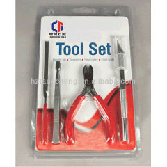 4PC Tool Set Stainless Steel Tweezers Hardware Tools Set