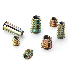 Colored zinc furniture nuts M4M5M6M8 Colored zinc plated inner and outer tooth nut combination +4 spanners