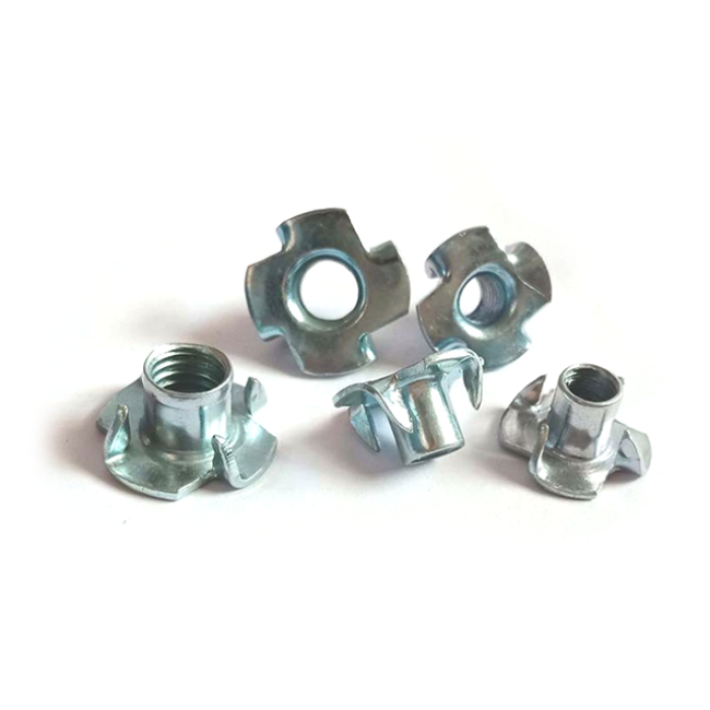Four-jaw tee nut Standard hexagonal Automotive Stainless steel Zinc-plated Origin Shape Suitable for GUA Working size