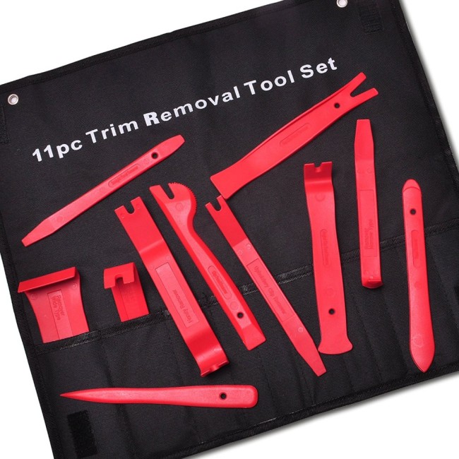 11 PC Auto Door Clip Panel Trim Removal Tool Assortment