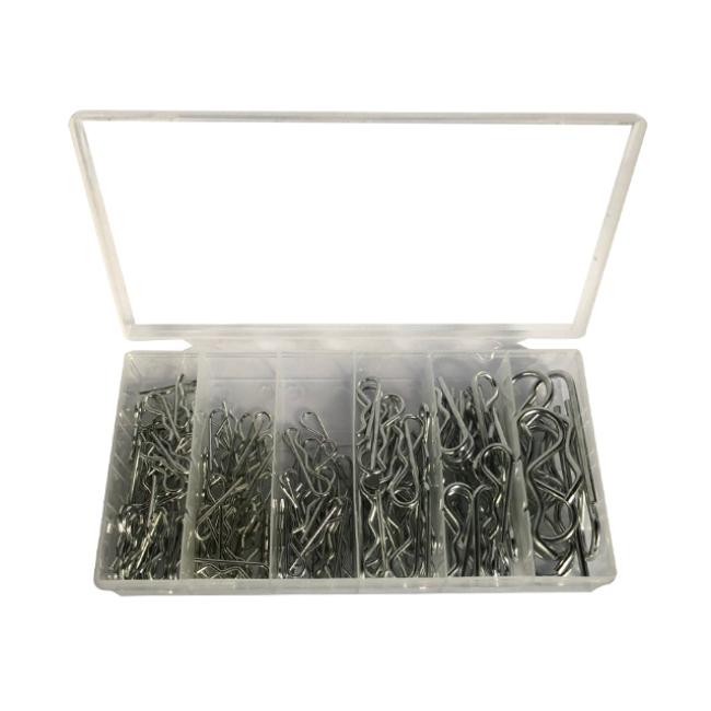 R pin Type B cotter pin Silver Zinc Plated Fastener Clip Kit