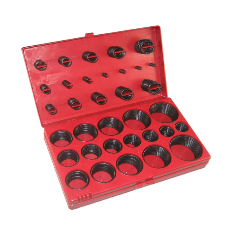 TC-3024  407pc clear silicone O ring assortment kit sae Imperial repair box