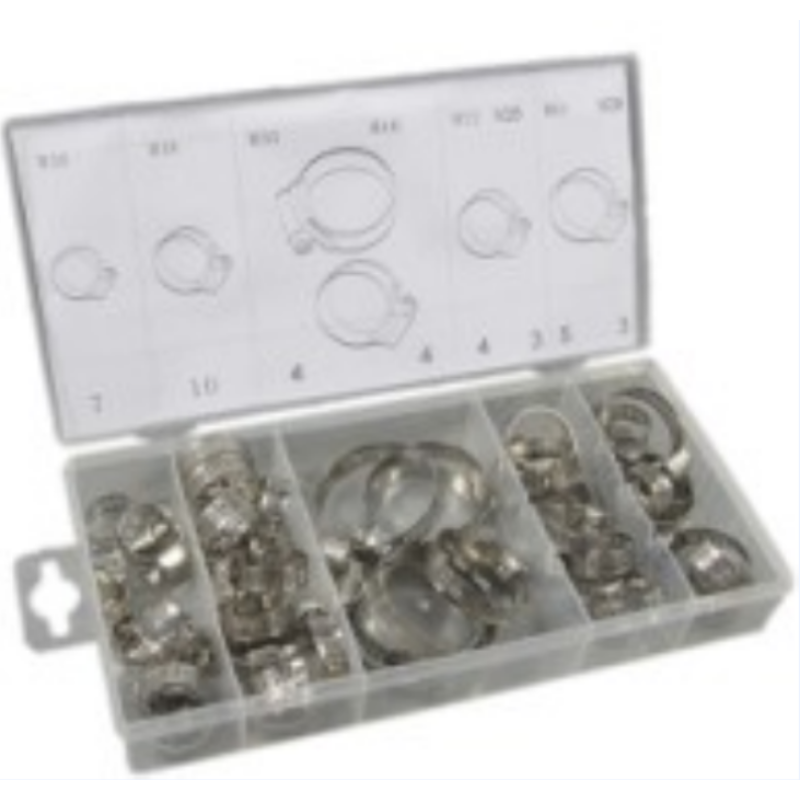 TC-3091 40pcs Automotive stainless steel hose clamp assortment