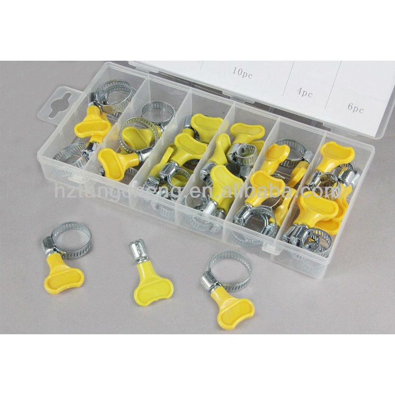 TC 26pc Assorted Butterfly Hose Clamp