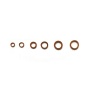 TC-1025 110pc Injector flat copper washer set  assortment with high quality
