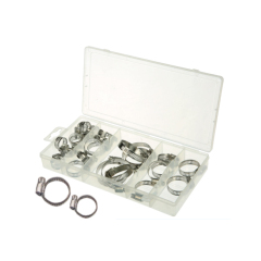 26pc Automotive stainless steel hose clamp kits