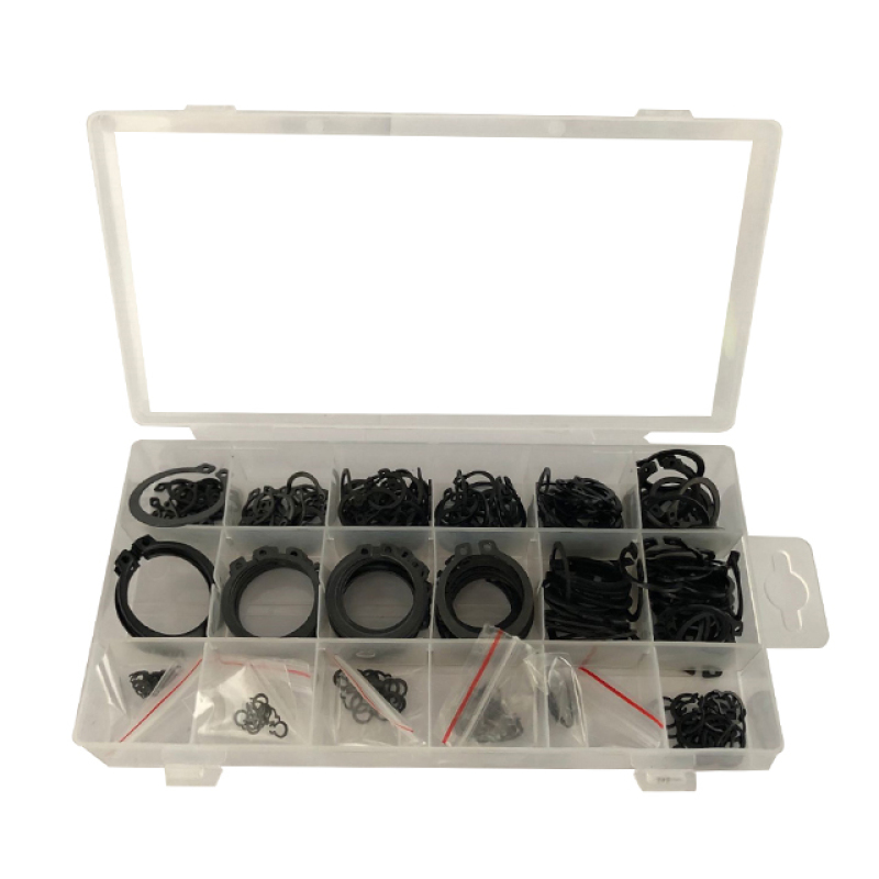 Types of M3 20PCS M4 10PCS M5 15PCS M6 25PCS M8 300PC Shaft Retaining circlip Ring Set