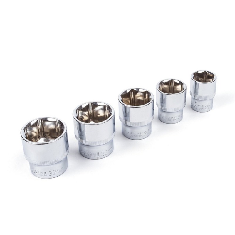 32 PC Hand Tools Kit Yellow Handle Socket Set