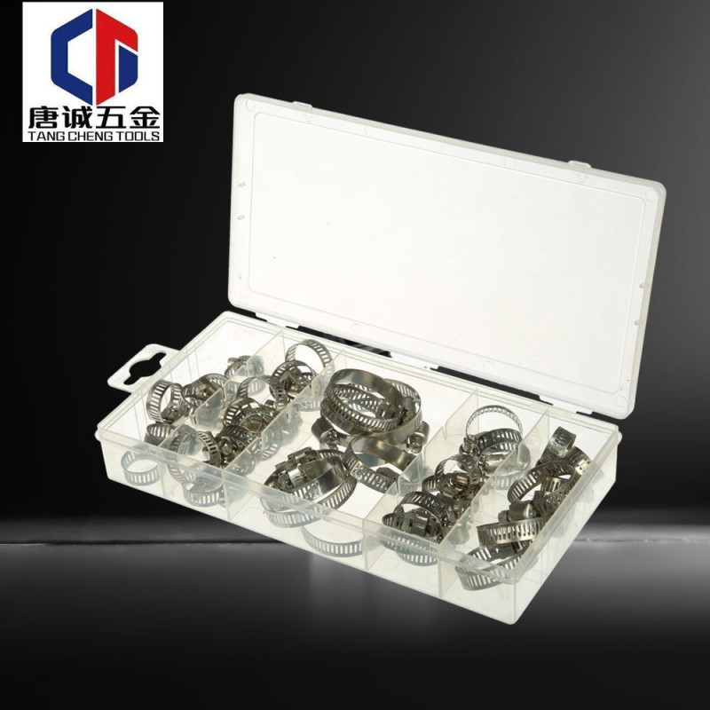 TC-3091 40pcs  High-quality customized Automotive stainless steel hose clamp Kit