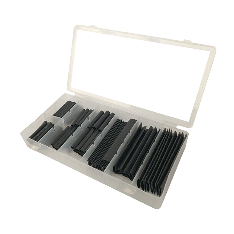 TC-3055 127PC Shrinkable Silicone Heat Shrink Rubber Tube Assortment