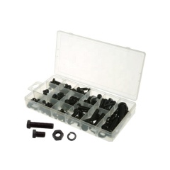 TC-3001 240pc hardware kit stainless steel black USS bolt and nuts assortment kit set