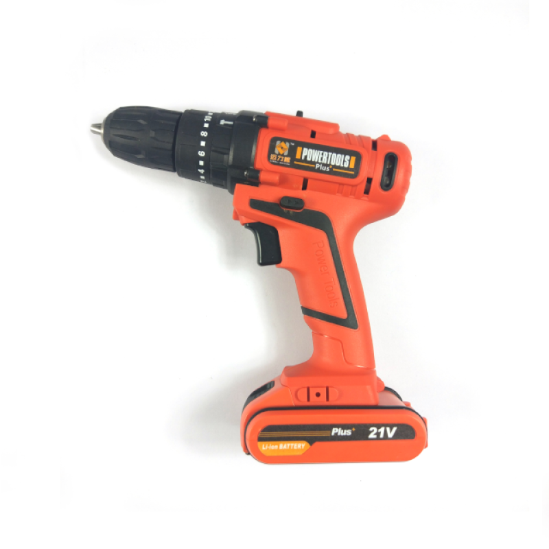 KJPT21-3B 21V LI-ION Battery Multi-function Electric Screwdrivers Cordless Drill orange red  Kit