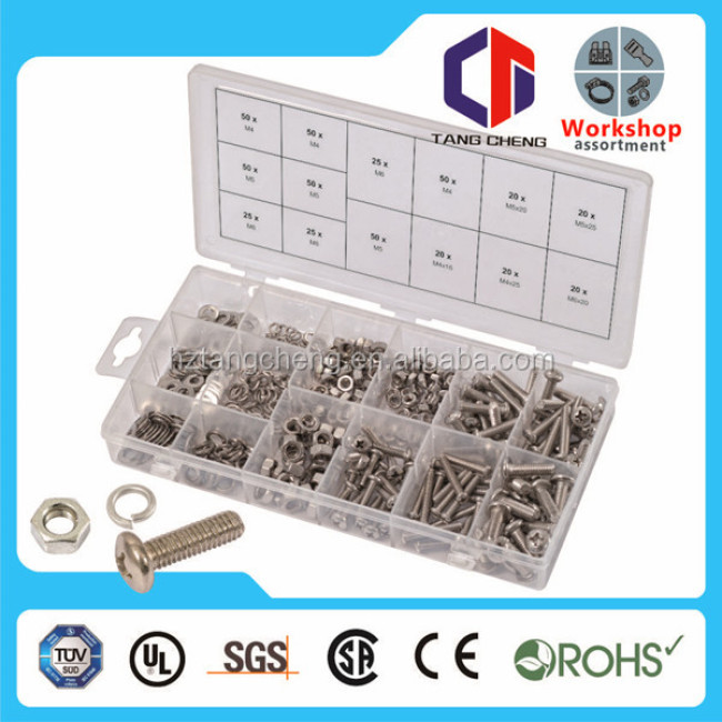 475pc Gi Bolts and Nuts Assortment Kit 475pc Gi Bolts and Nuts