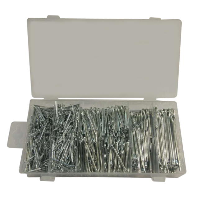 High sales volume 1000PC Stainless Steel Cotter Pin Assortment