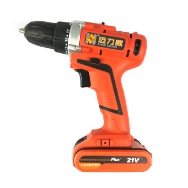 21V Lithium-Ion 2-Speed Electric Cordless Drill Set