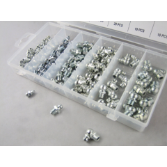 110 PC pipe fitting elbow tee Grease Nipple Set Grease Fitting Assortment