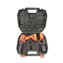 KJPT21-3A 25V LI-ION Battery Multi-function Electric Cordless orange red Drill Kit