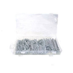 Zinc - Plated Steel Spring Cotter Pin With Plastic Pp Box